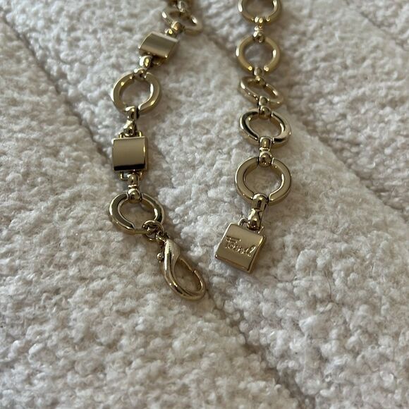 Fossil Gold Metal Chain Belt Size Medium / Large - Picture 2 of 5